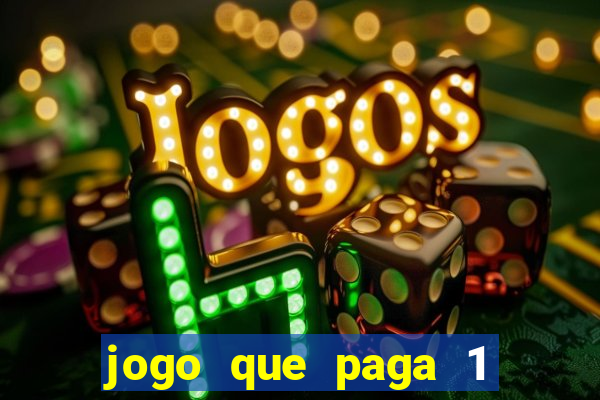 jogo que paga 1 real no pix